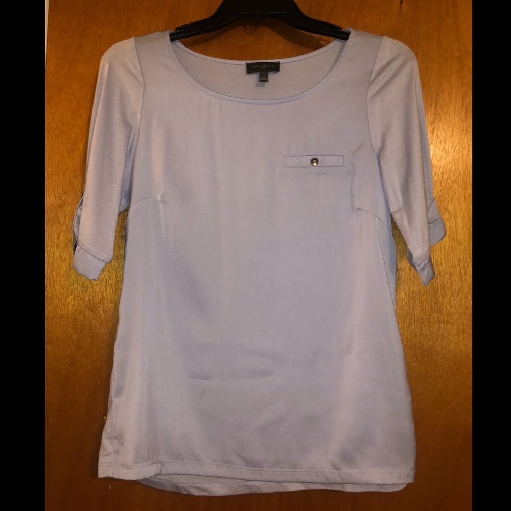 The Limited Blouse - Light Blue Blouse - Women’s Work Wear - Office Wear